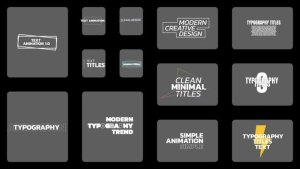Videohive Text Animation | After Effects 51356585 Titles template preview