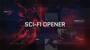 Videohive Sci-Fi Opener / Hi-Tech Slideshow / Futuristic Film Credits / HUD Elements / Space Science Openers template preview