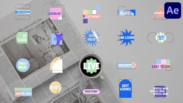 Videohive Plates for After Effects Titles template preview
