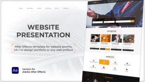 Website Presentation Video Displays template preview