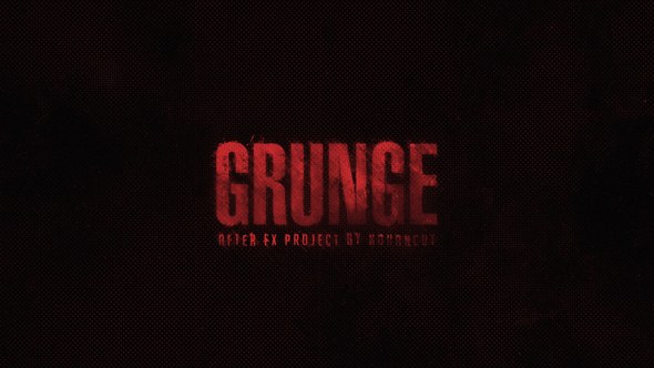 Videohive Grunge Logo Reveal V2 Logo Stings template preview
