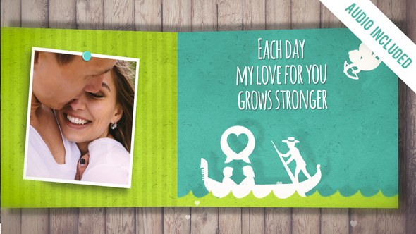 Videohive Valentine Carousel Video Displays template preview