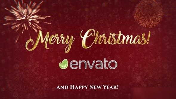 Videohive Christmas Glitter Logo | After Effects Openers template preview