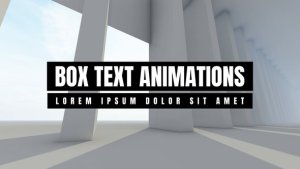 Videohive Box Text Animations Titles template preview