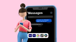 Videohive Explainer Girl Messages Product Promo template preview