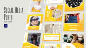 Videohive Social Media Posts v2 Product Promo template preview