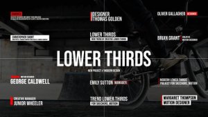 Videohive Modern Lower Thirds | After Effects 43335505 Titles template preview