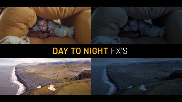 Videohive Day to Night Effects | After Effects Elements template preview