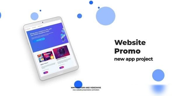 Videohive Clean Website Promo Openers template preview
