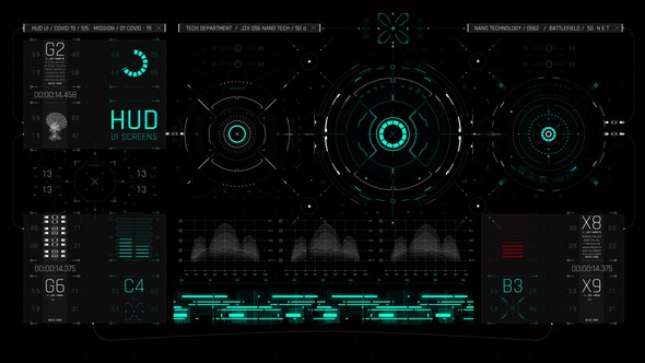 Videohive HUD UI Game Interface 04 Elements template preview