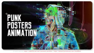 Videohive Punk Posters Animation Titles template preview