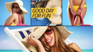 Videohive Slideshow clean colors Video Displays template preview