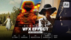 Cinematic VFX Style Elements template preview