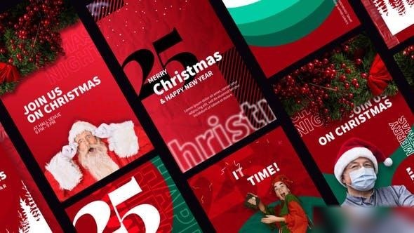 Videohive Christmas Stories Promo Openers template preview
