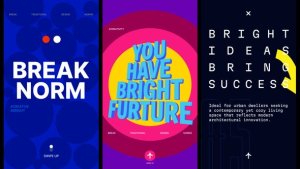 Videohive 6 Motion Stories Titles template preview