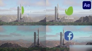 Videohive Rocket Logo for After Effects Logo Stings template preview