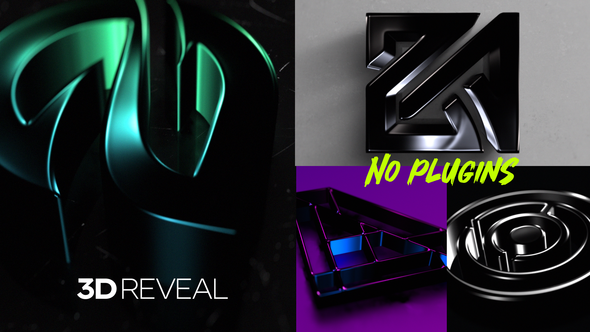 Videohive 3D Reveal Logo Stings template preview