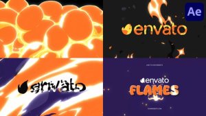 Videohive Fire Explosion Logo Opener for After Effects Logo Stings template preview