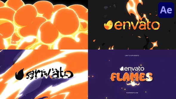 Videohive Fire Explosion Logo Opener for After Effects Logo Stings template preview