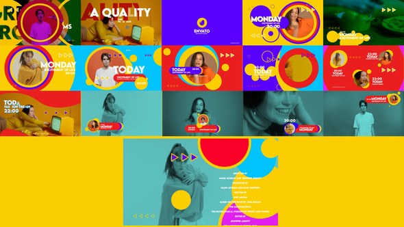 Videohive Colorful Broadcast Pack 35244168 Broadcast-packages template preview