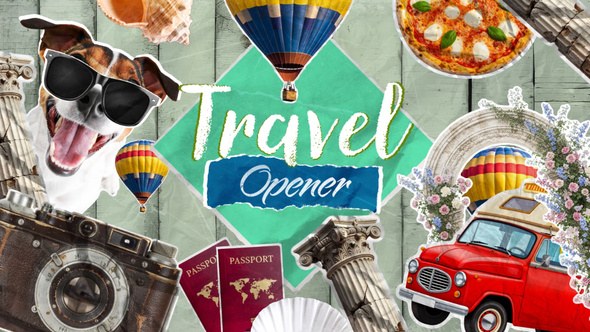 Videohive Travel Stop Motion Opener Openers template preview