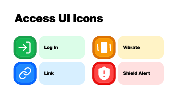 Videohive Access UI Icons Elements template preview