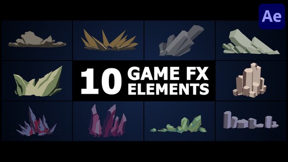 Videohive Game FX Elements | After Effects Elements template preview