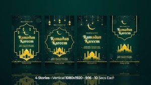 Videohive Ramadan Kareem Eid Mubarak Instagram Stories Ramadan template preview