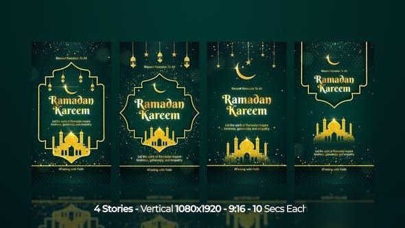 Videohive Ramadan Kareem Eid Mubarak Instagram Stories Ramadan template preview