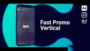 Videohive Fast Promo Vertical Openers template preview