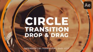 Clean Circle Transition Elements template preview