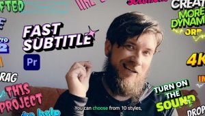 Fast Subtitle | Premiere Pro Premiere Pro template preview