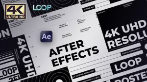 Videohive Repeat - Kinetic Posters Titles template preview