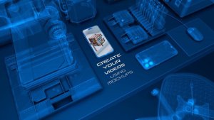 Videohive High Tech Wireframe Mockups Video Displays template preview