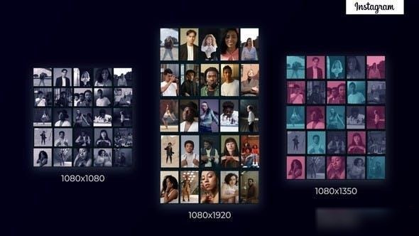 Videohive Instagram Showreel Openers template preview