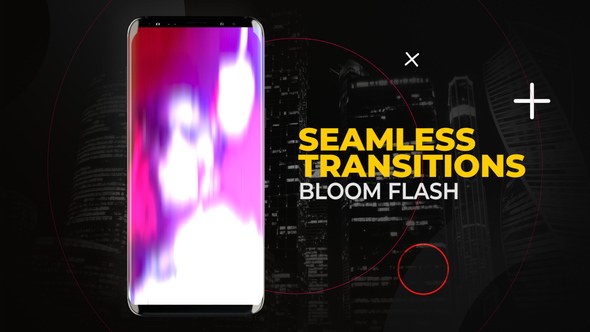 Videohive Vertical Bloom Flash Transitions | After Effects Elements template preview