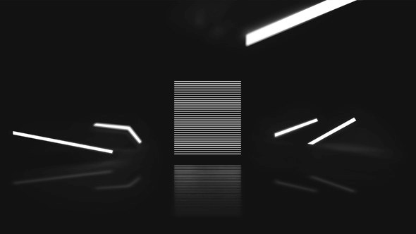 Videohive Minimal Black and White Logo Reveal Logo Stings template preview