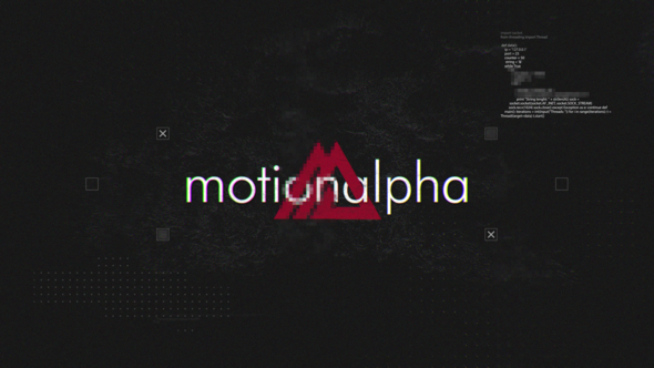 Videohive Digital Grunge Intro Logo Stings template preview