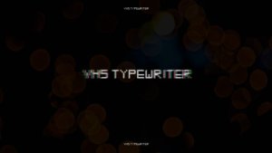 Videohive VHS Typewriter Titles Titles template preview