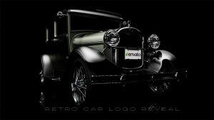 Videohive Retro Car Logo Reveal Logo Stings template preview
