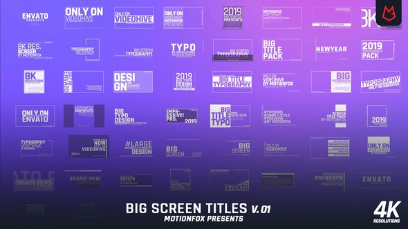 Videohive Typography Title Animation v1 Titles template preview
