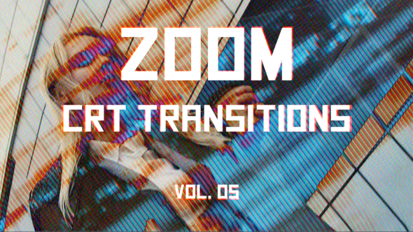 Videohive CRT Zoom Transitions Vol. 05 Elements template preview