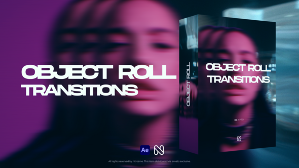 Videohive Object Roll Transitions Elements template preview