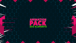 Animation Pack (300 elements) Video Displays template preview