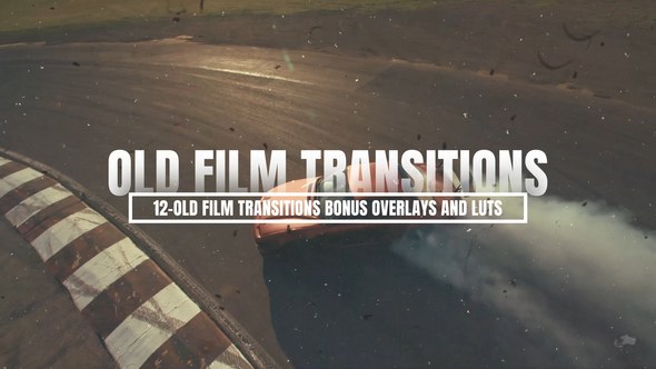 Videohive Old Film Transitions and Bonus Overlays and LUTs Elements template preview
