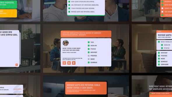 Videohive Animated To-Do List Pack Titles template preview