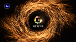 Videohive Particles Swirl Logo 56812837 Logo Stings template preview