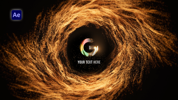 Videohive Particles Swirl Logo 56812837 Logo Stings template preview