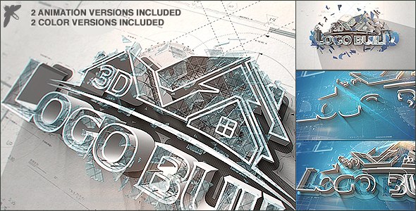 Videohive 3D Logo Build Logo Stings template preview