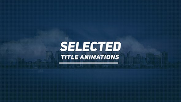 Selected Titles Video Displays template preview